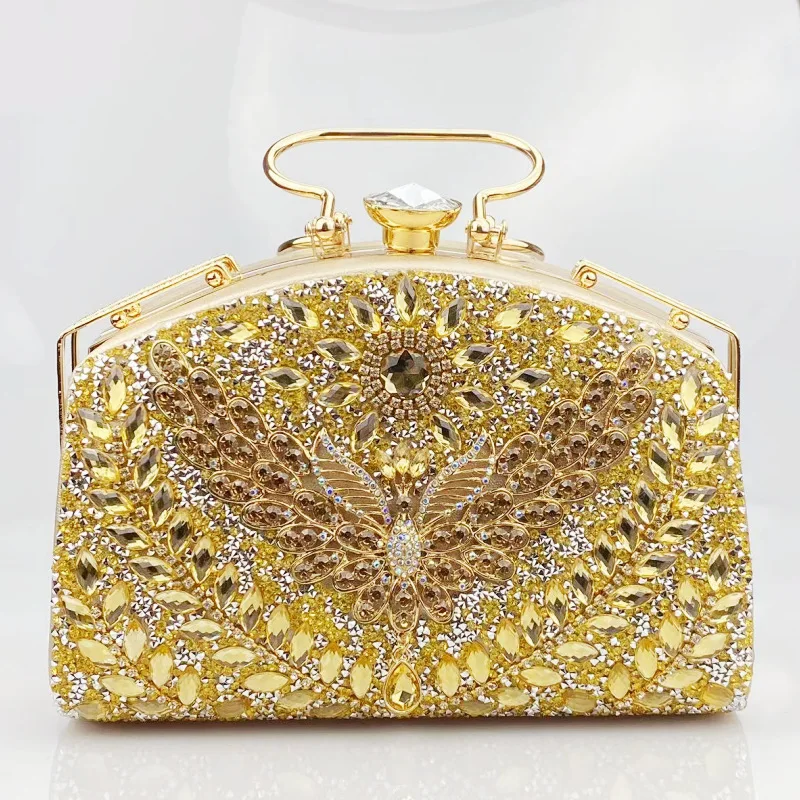 Women's gold/black/green rhinestone handbag Women's evening dress bag Wedding banquet handbag Bride diamond wallet Luxury party
Women's gold/black/green rhinestone handbag Women's evening dress bag Wedding banquet handbag Bride diamond wallet Luxury party