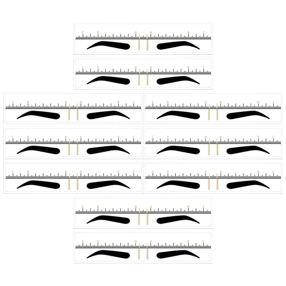 50pcs Eyebrow Positioning Ruler Measuring Tool Yellow Stencil Disposable Makeup Precision Drawing Aid Brow Stencil
50pcs Eyebrow Positioning Ruler Measuring Tool Yellow Stencil Disposable Makeup Precision Drawing Aid Brow Stencil