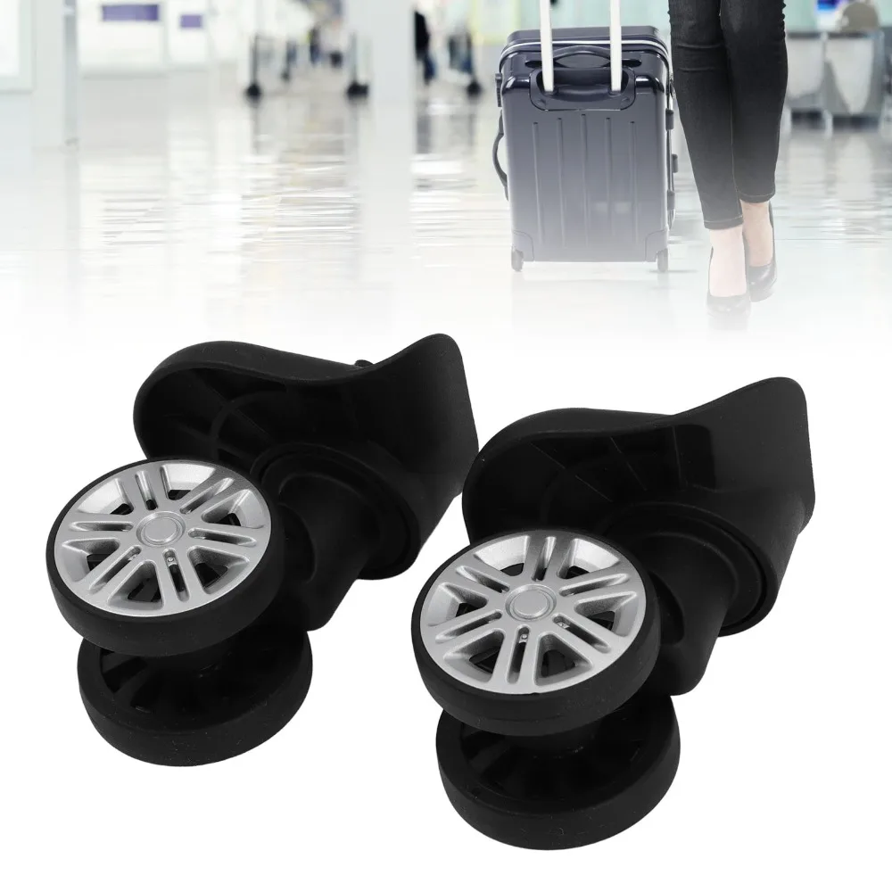 1 пара прочных колес для чемодана из АБС-пластика, бесшумные, поворотные, двойные, универсальные, сменные колеса для багажа, запасные части для тележек и чемоданов
1 пара прочных колес для чемодана из АБС-пластика, бесшумные, поворотные, двойные, универсальные, сменные колеса для багажа, запасные части для тележек и чемоданов