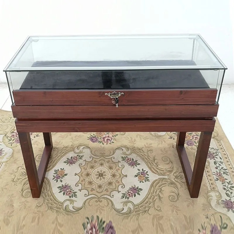 Custom Solid Wood Jewelry Display Cabinet Exhibition Hall Museum Glass Showcase Antique Jade Artifact Display Cabinet
Custom Solid Wood Jewelry Display Cabinet Exhibition Hall Museum Glass Showcase Antique Jade Artifact Display Cabinet