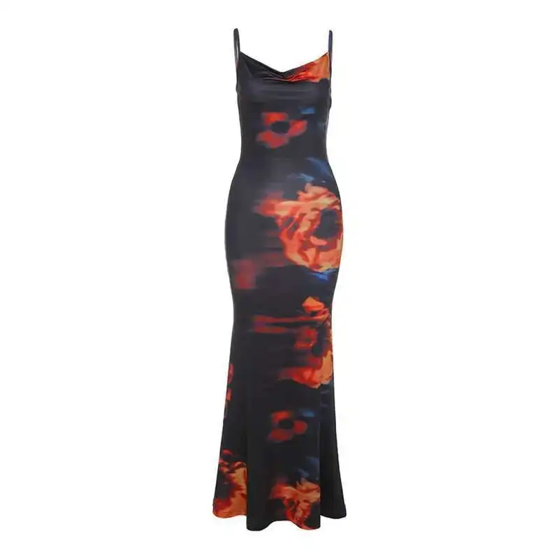 Style Ins 2025 New Spring/summer Women's New Fashionable V-neck Strap Out Back Sexy Bag Hip Long Dress Dress Robe Vestido Women
Style Ins 2025 New Spring/summer Women's New Fashionable V-neck Strap Out Back Sexy Bag Hip Long Dress Dress Robe Vestido Women