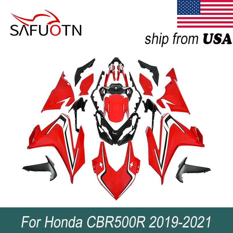 Motorcycle Fairings Injection Mold Painted Bodywork Kit ABS Plastic For Honda CBR500R 2019-2021 2020
Motorcycle Fairings Injection Mold Painted Bodywork Kit ABS Plastic For Honda CBR500R 2019-2021 2020