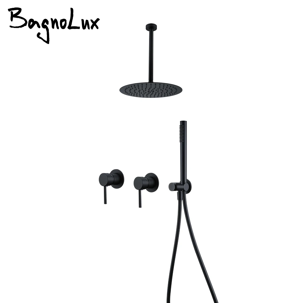 Gunmetal Shower Faucet 8-16 inch Rain Hot And Cold Shower Tap 2 Handles Ceiling Arm Wall Mounted Bathroom Shower Mixer
Gunmetal Shower Faucet 8-16 inch Rain Hot And Cold Shower Tap 2 Handles Ceiling Arm Wall Mounted Bathroom Shower Mixer