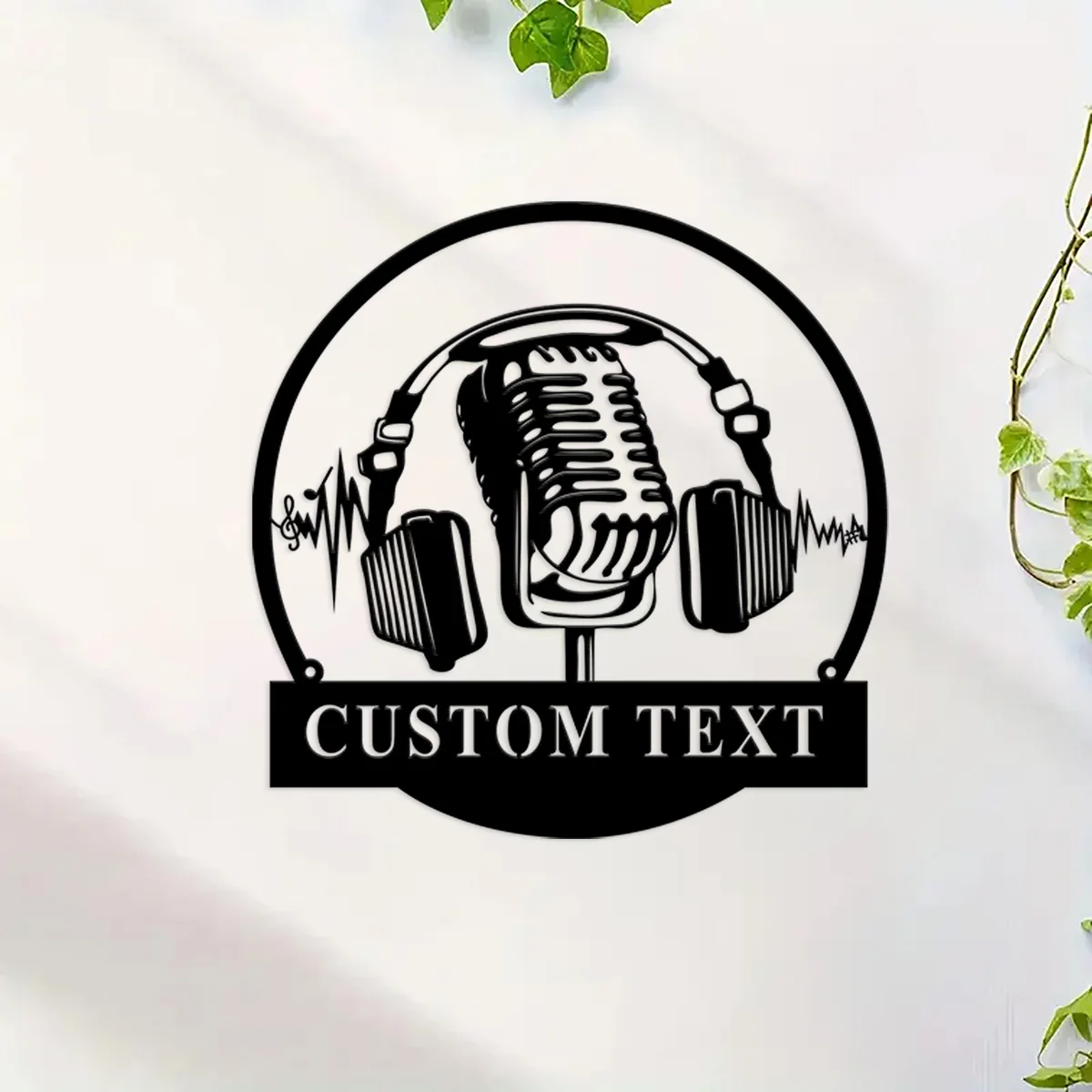 Custom Music Audio Studio Metal Wall Art Personalized Microphone Headphones Name Sign Home Decor Music Room Decoration Dad Gifts
Custom Music Audio Studio Metal Wall Art Personalized Microphone Headphones Name Sign Home Decor Music Room Decoration Dad Gifts