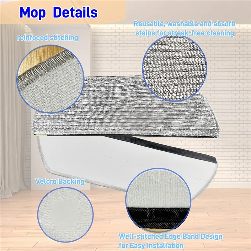 LLCS-Replacement Mop Pads For Shark AV2800ZE RV2820YE RV2820ZE AV2820S AV2820AE RV2800AE RV2800S Mop Cloth
LLCS-Replacement Mop Pads For Shark AV2800ZE RV2820YE RV2820ZE AV2820S AV2820AE RV2800AE RV2800S Mop Cloth