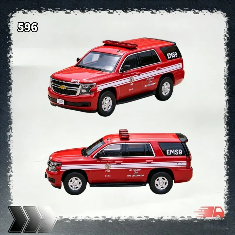 596 1:64 Chevrolet LAFD Los Angeles Fire Department simulation alloy car model, boys' gift toy, adult collection decorative item
596 1:64 Chevrolet LAFD Los Angeles Fire Department simulation alloy car model, boys' gift toy, adult collection decorative item