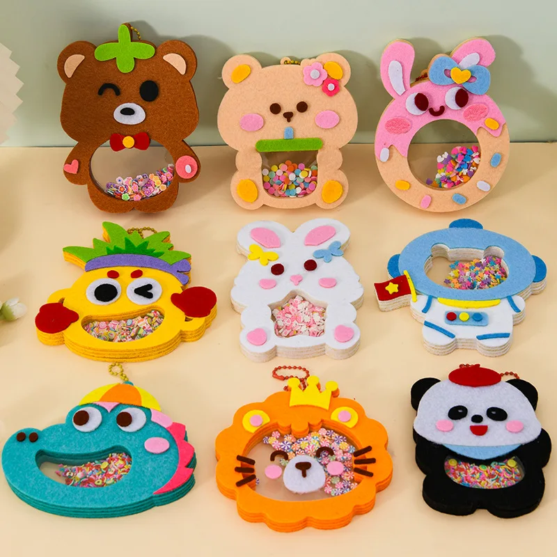 Мультяшная фетровая карта-качалка, набор материалов «сделай сам», детские подарки ручной работы, подвески из нетканого материала «сделай сам», игрушки для девочек, игрушки Монтессори 
Мультяшная фетровая карта-качалка, набор материалов «сделай сам», детские подарки ручной работы, подвески из нетканого материала «сделай сам», игрушки для девочек, игрушки Монтессори