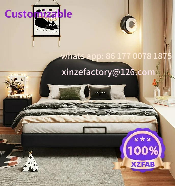Customizable Solid Wood Children's Bed Adjustable Ultra-thin Cloud Soft Bag Small Apartment Multi-functional Storage Bed
Customizable Solid Wood Children's Bed Adjustable Ultra-thin Cloud Soft Bag Small Apartment Multi-functional Storage Bed