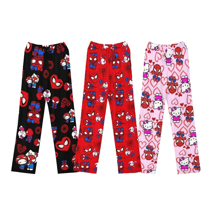 Hello Kitty Cotton Loose Ladies Pajama Pants Spider Kt Pyjama Trousers Women Men Cartoon Casual Clothes Girl Sleep Pants Spring
Hello Kitty Cotton Loose Ladies Pajama Pants Spider Kt Pyjama Trousers Women Men Cartoon Casual Clothes Girl Sleep Pants Spring