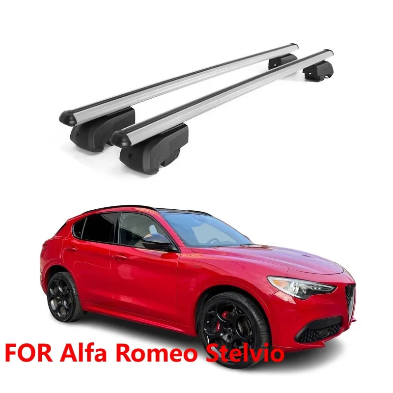 Lockable Roof Rack Cross Bars For Alfa Romeo Stelvio 2017-2025 Gray
Lockable Roof Rack Cross Bars For Alfa Romeo Stelvio 2017-2025 Gray