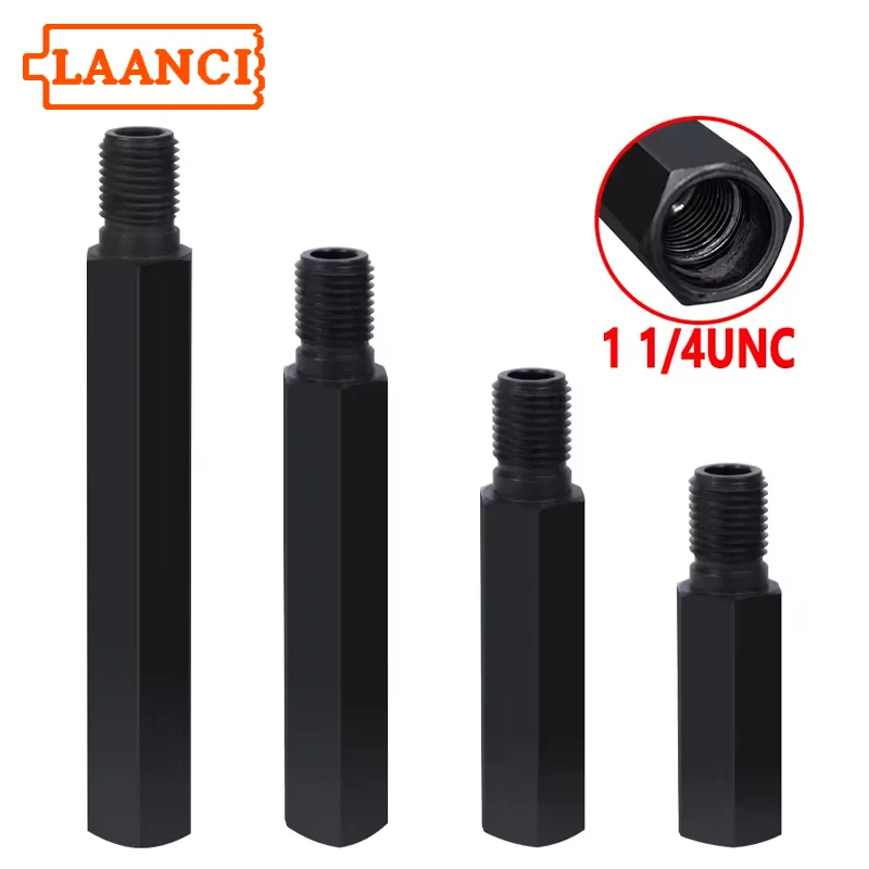 LAANCI Diamond Drill Bit Extension 150-550mm 1 1/4UNC Thread Outdoor 20# Black Steel Drill Bit Diamond for Adapter Power Tools
LAANCI Diamond Drill Bit Extension 150-550mm 1 1/4UNC Thread Outdoor 20# Black Steel Drill Bit Diamond for Adapter Power Tools
