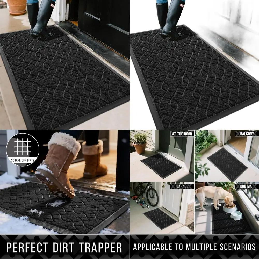 All-Season Waterproof Outdoor Door Mat, 47x32, Heavy-Duty Non-Slip, Easy to Clean, Suitable for Entrance, Garage, Patio, and Ind
All-Season Waterproof Outdoor Door Mat, 47x32, Heavy-Duty Non-Slip, Easy to Clean, Suitable for Entrance, Garage, Patio, and Ind