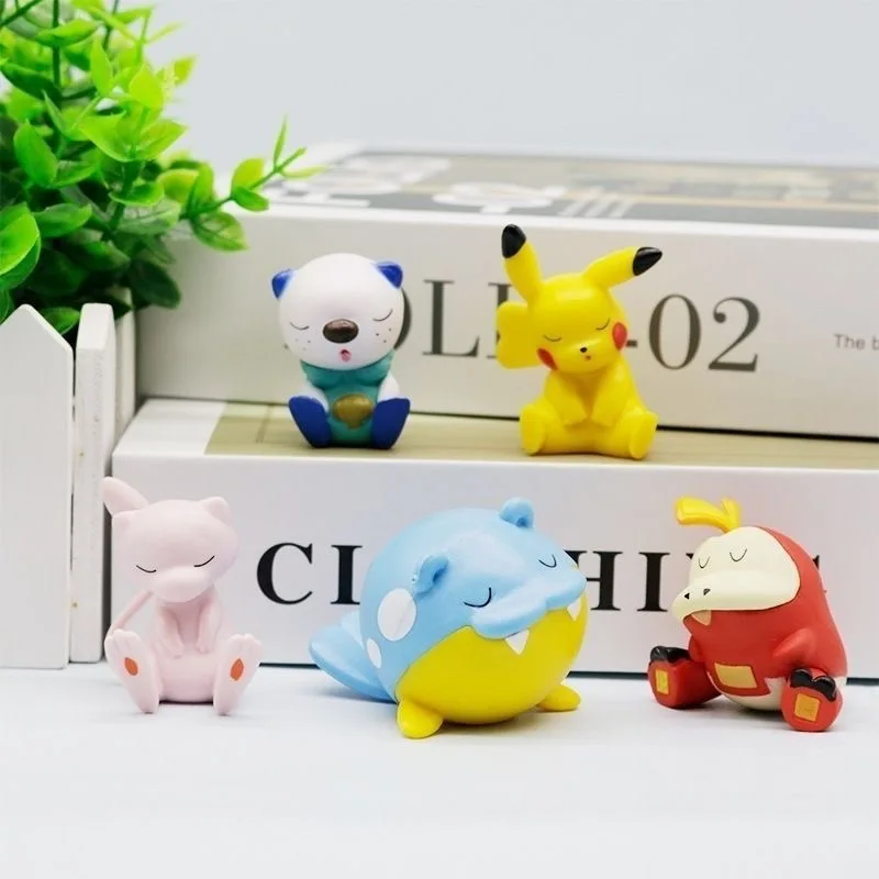 Pokemon 5pcs Model Set Mew Marill Spheal Fuecoco Oshawott Figure Toys 4-5cm PVC Dolls Small Desktop Statue Decoration Gifts
Pokemon 5pcs Model Set Mew Marill Spheal Fuecoco Oshawott Figure Toys 4-5cm PVC Dolls Small Desktop Statue Decoration Gifts