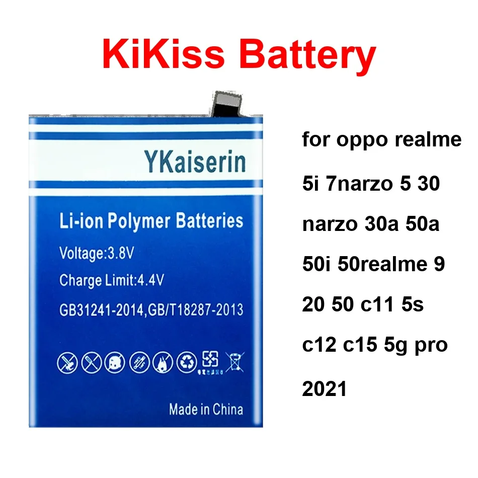 BLP729 BLP875 BLP793 Battery For Oppo Realme 5I 7NARZO 5 30 Narzo 30A 50A 50I 50REALME 9 20 50 C11 5S C12 C15 5G Pro 2021
BLP729 BLP875 BLP793 Battery For Oppo Realme 5I 7NARZO 5 30 Narzo 30A 50A 50I 50REALME 9 20 50 C11 5S C12 C15 5G Pro 2021