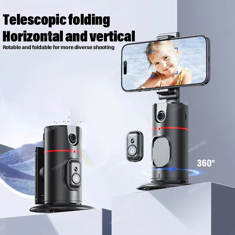 New P02 360° Rotating Auto Face Tracking Tripod Auto Tracking Phone Holder Horizontal and Vertical Screen Switching Phone Holder
New P02 360° Rotating Auto Face Tracking Tripod Auto Tracking Phone Holder Horizontal and Vertical Screen Switching Phone Holder
