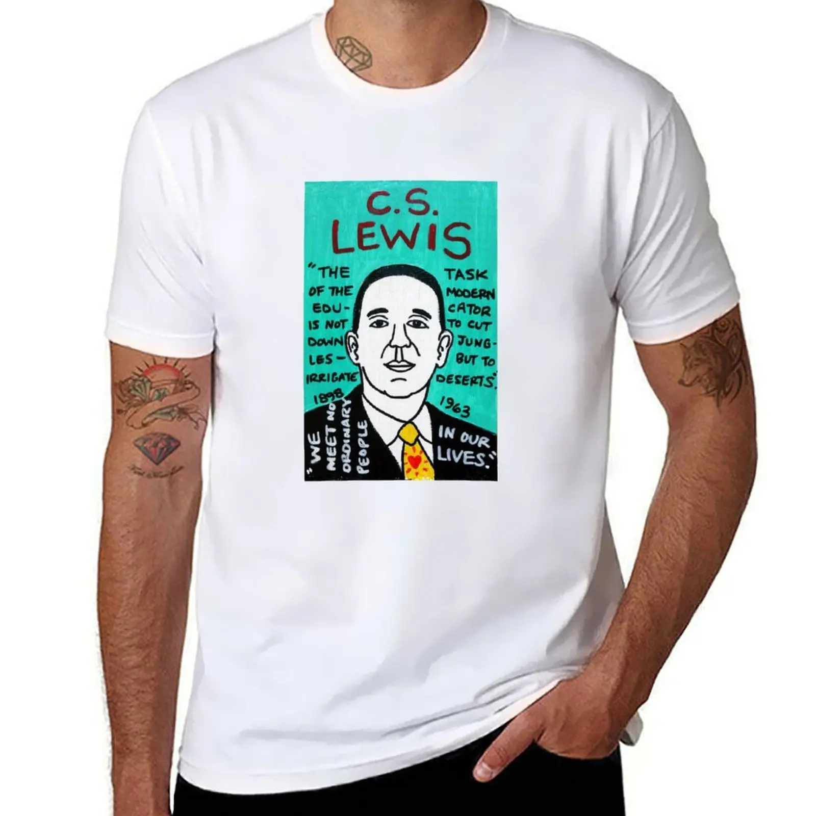 C.S. Lewis Folk Art T-Shirt t shirts designer t shirt man casual man t shirts for men T-Shirt
C.S. Lewis Folk Art T-Shirt t shirts designer t shirt man casual man t shirts for men T-Shirt