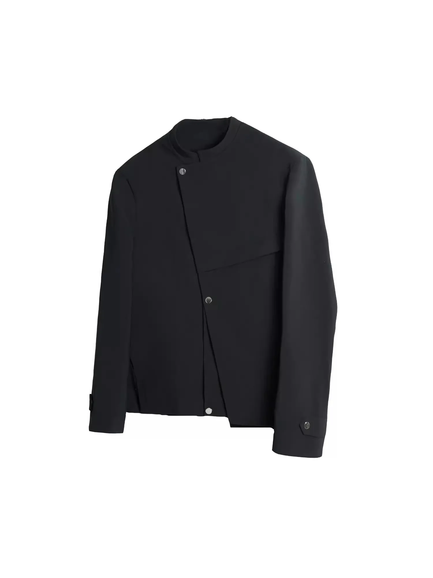New Chinese Style Men's Jacket Black Shoulder Pads Diagonal Buttoning Spring Design Zhejiang Casual Fashion Outerwear
New Chinese Style Men's Jacket Black Shoulder Pads Diagonal Buttoning Spring Design Zhejiang Casual Fashion Outerwear