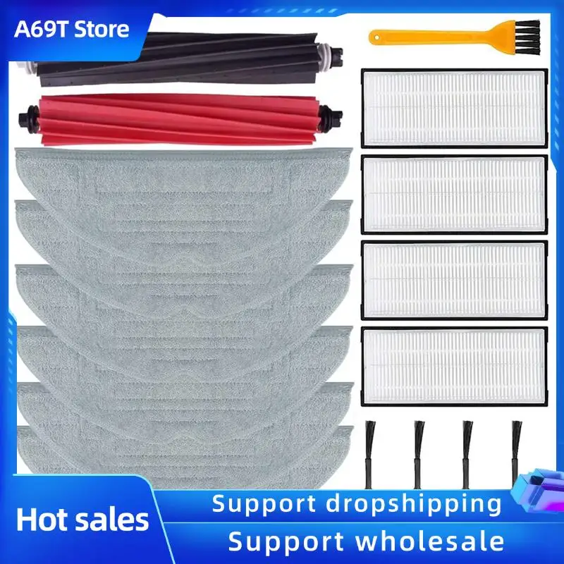A69T 2Set For Xiaomi Roborock S8 S8 PLUS S8+ S8 Pro Ultra G20 Vacuum Cleaner Hepa Filter Mop Cloth Dust Bag Replacement Parts 
A69T 2Set For Xiaomi Roborock S8 S8 PLUS S8+ S8 Pro Ultra G20 Vacuum Cleaner Hepa Filter Mop Cloth Dust Bag Replacement Parts