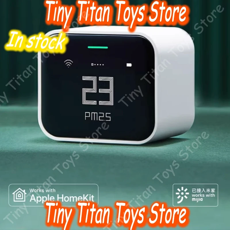 CO2 PM2.5 PM10 Qingping Air Quality Monitor Portable Temperature Humidity Sensor HomeKit Compatible For Indoor Home Office Use
CO2 PM2.5 PM10 Qingping Air Quality Monitor Portable Temperature Humidity Sensor HomeKit Compatible For Indoor Home Office Use