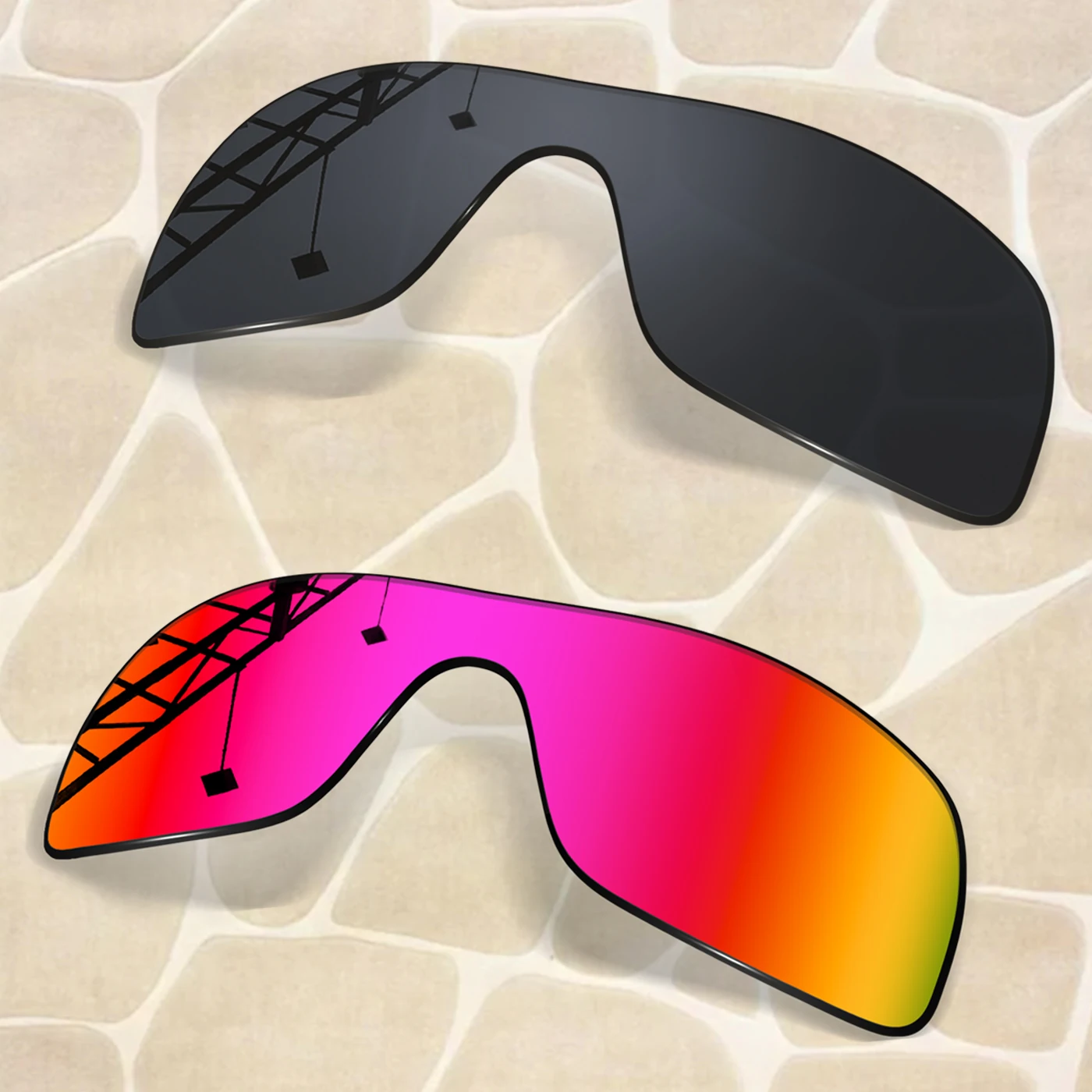 TRUE Polarized Replacement lenses for Oakley Batwolf OO9101, Anti-Scratch & Impact Resistant UV Protection
TRUE Polarized Replacement lenses for Oakley Batwolf OO9101, Anti-Scratch & Impact Resistant UV Protection