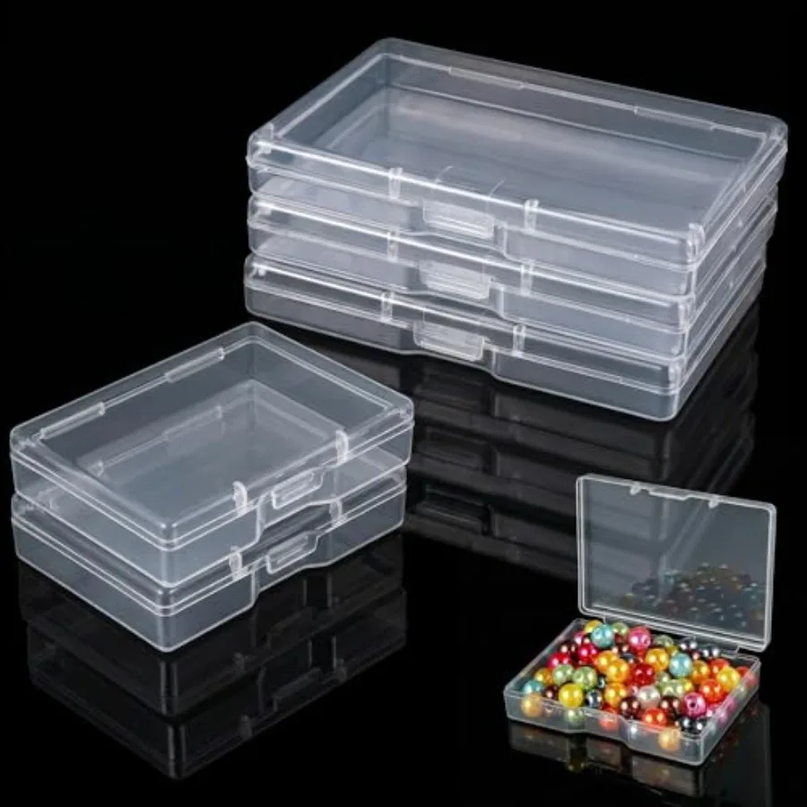 5Pcs Small Plastic Containers with Lids, Clear Storage Boxes for Small Items, Transparent Organizer Case for Beads Jewelry Craf
5Pcs Small Plastic Containers with Lids, Clear Storage Boxes for Small Items, Transparent Organizer Case for Beads Jewelry Craf