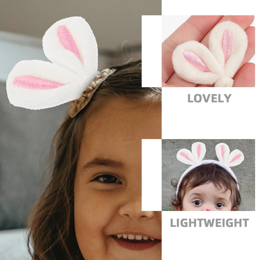 40 Pcs Rabbit Ears Headwear Accessories for Girls DIY Hair Pins Decor Pink Animal Clips Handmade Craft Supplies
40 Pcs Rabbit Ears Headwear Accessories for Girls DIY Hair Pins Decor Pink Animal Clips Handmade Craft Supplies