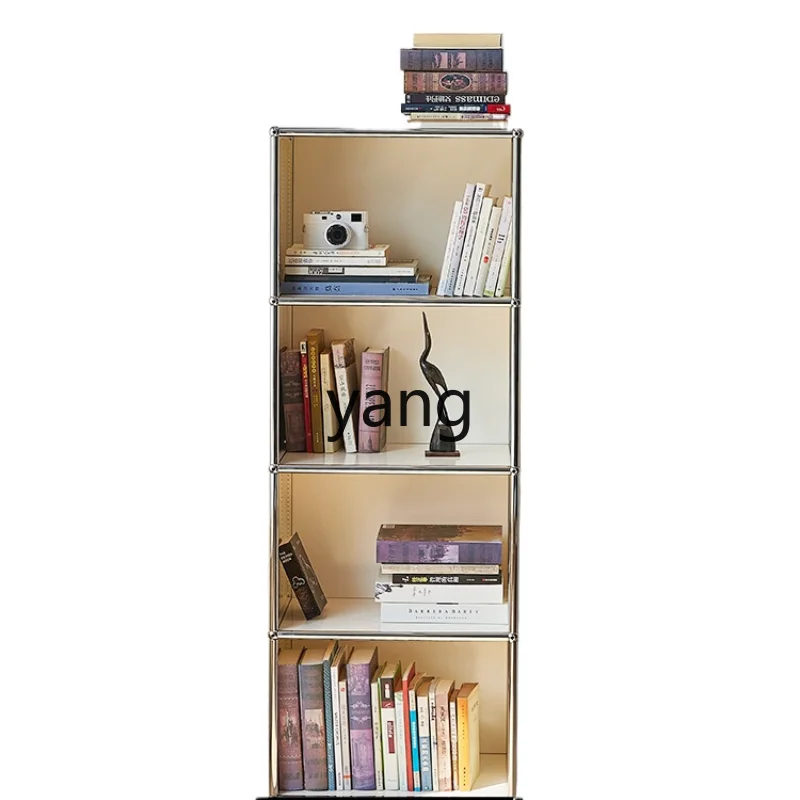Yjq Bookshelf Medieval Module Assembled Cabinet Iron Art Floor-Standing Rack Modern Simple Stainless Steel
Yjq Bookshelf Medieval Module Assembled Cabinet Iron Art Floor-Standing Rack Modern Simple Stainless Steel