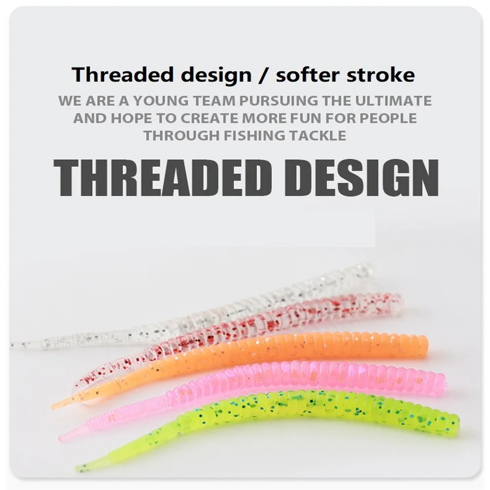 Pesca Screw Trout Wobbler Slow Sinking Shearable Small Soft Bait Silicone Baits Worm Soft Lures Fishing Soft Bait
Pesca Screw Trout Wobbler Slow Sinking Shearable Small Soft Bait Silicone Baits Worm Soft Lures Fishing Soft Bait