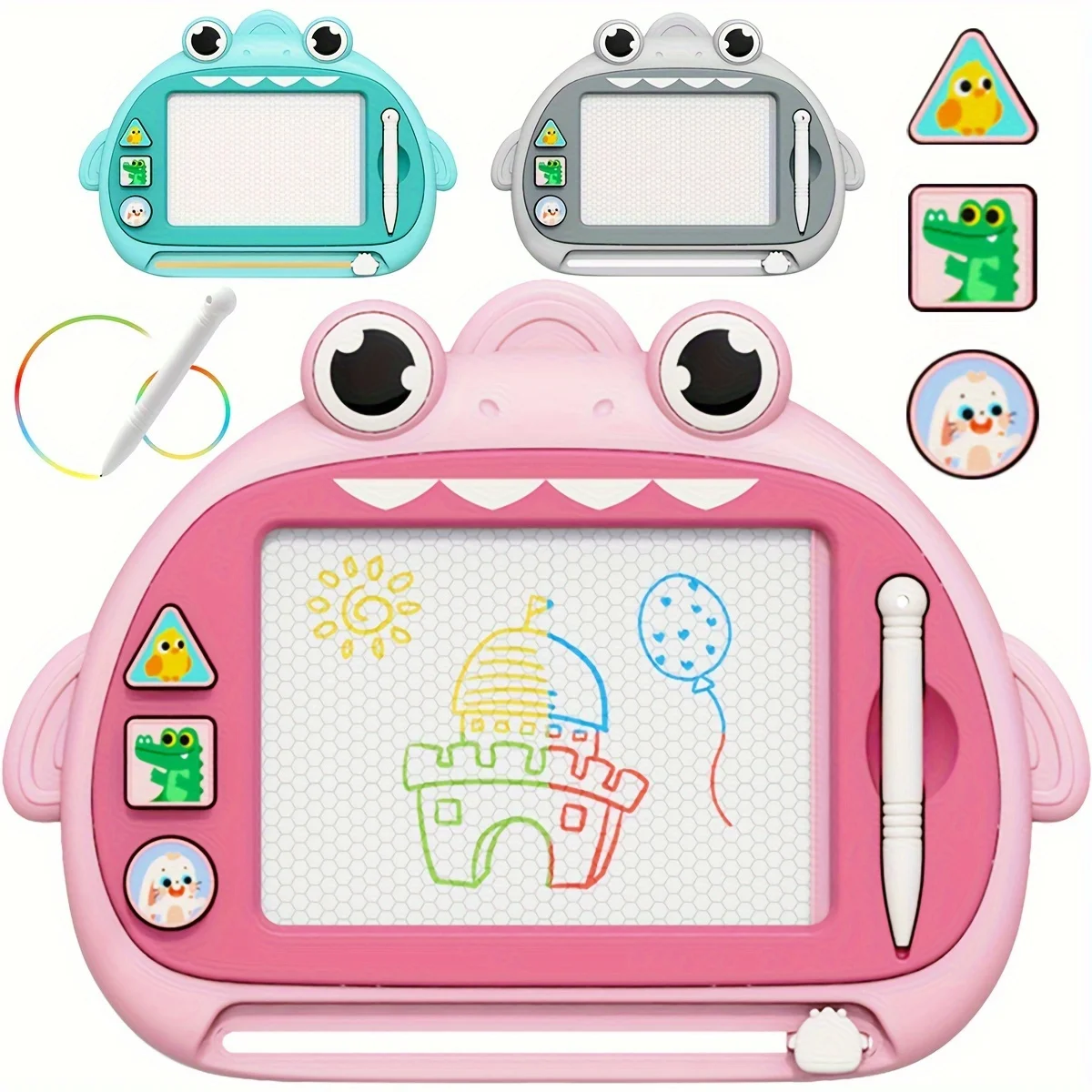 Магнитная доска для рисования с 3 видами графических магнитных штампов, доска для рисования, идеальный подарок на Рождество/Хэллоуин/день рождения для детей
Магнитная доска для рисования с 3 видами графических магнитных штампов, доска для рисования, идеальный подарок на Рождество/Хэллоуин/день рождения для детей