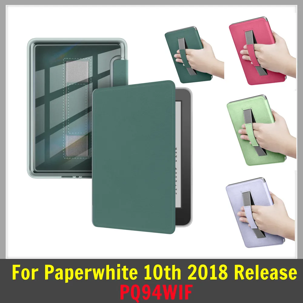PU Leather Clear Back Case For Kindle Paperwhite 10th Generation Case 6'' 2018 with Hand Belt PQ94WIF Ebook Wake UP Sleep Cover
PU Leather Clear Back Case For Kindle Paperwhite 10th Generation Case 6'' 2018 with Hand Belt PQ94WIF Ebook Wake UP Sleep Cover