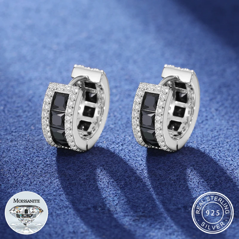 Luxury D Color Moissanite Loop Earring 925 Sterling Sliver Plated 18K White Gold Earring for Women Men Fine Party Jewelry Gifts
Luxury D Color Moissanite Loop Earring 925 Sterling Sliver Plated 18K White Gold Earring for Women Men Fine Party Jewelry Gifts