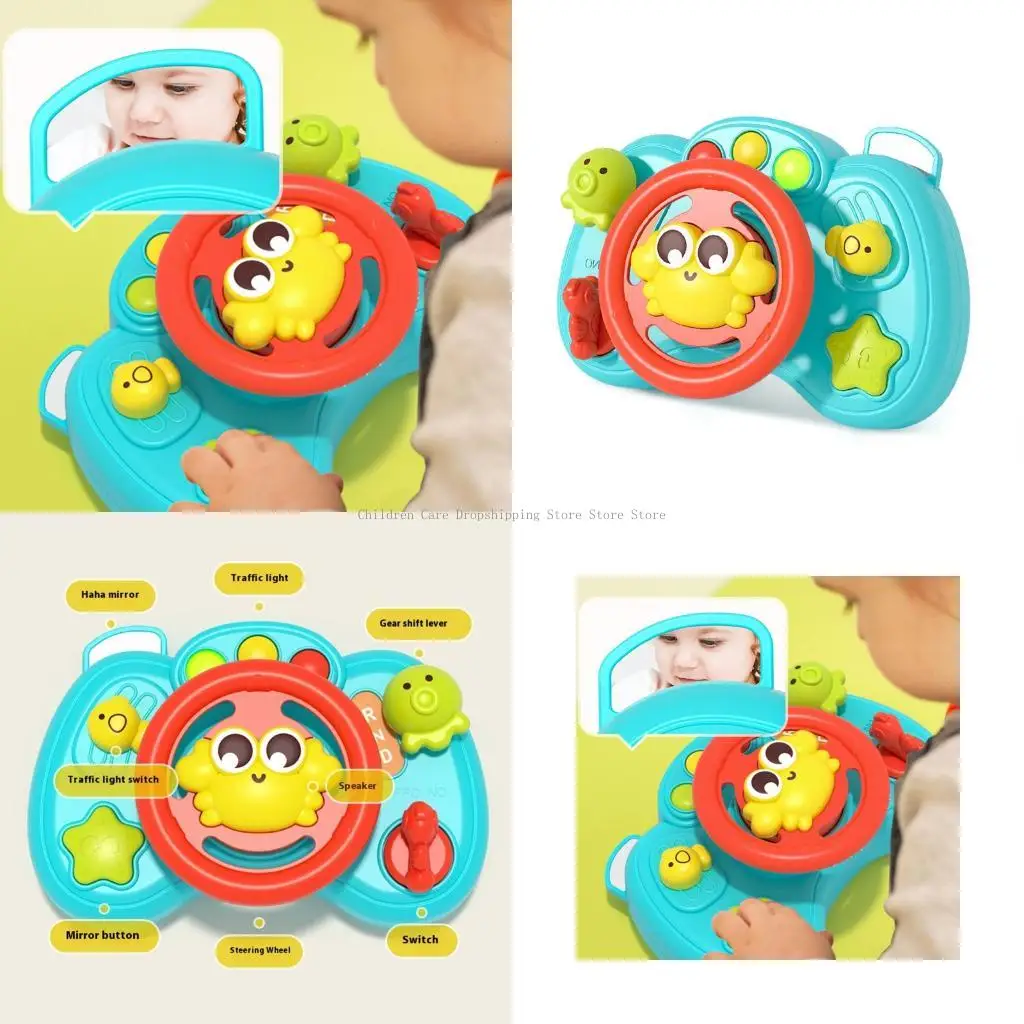 Toddler Pretend Play Steering Wheel Toy with Rotating Function Musical Toy for Preschool Kids Hand Eye Coordination
Toddler Pretend Play Steering Wheel Toy with Rotating Function Musical Toy for Preschool Kids Hand Eye Coordination