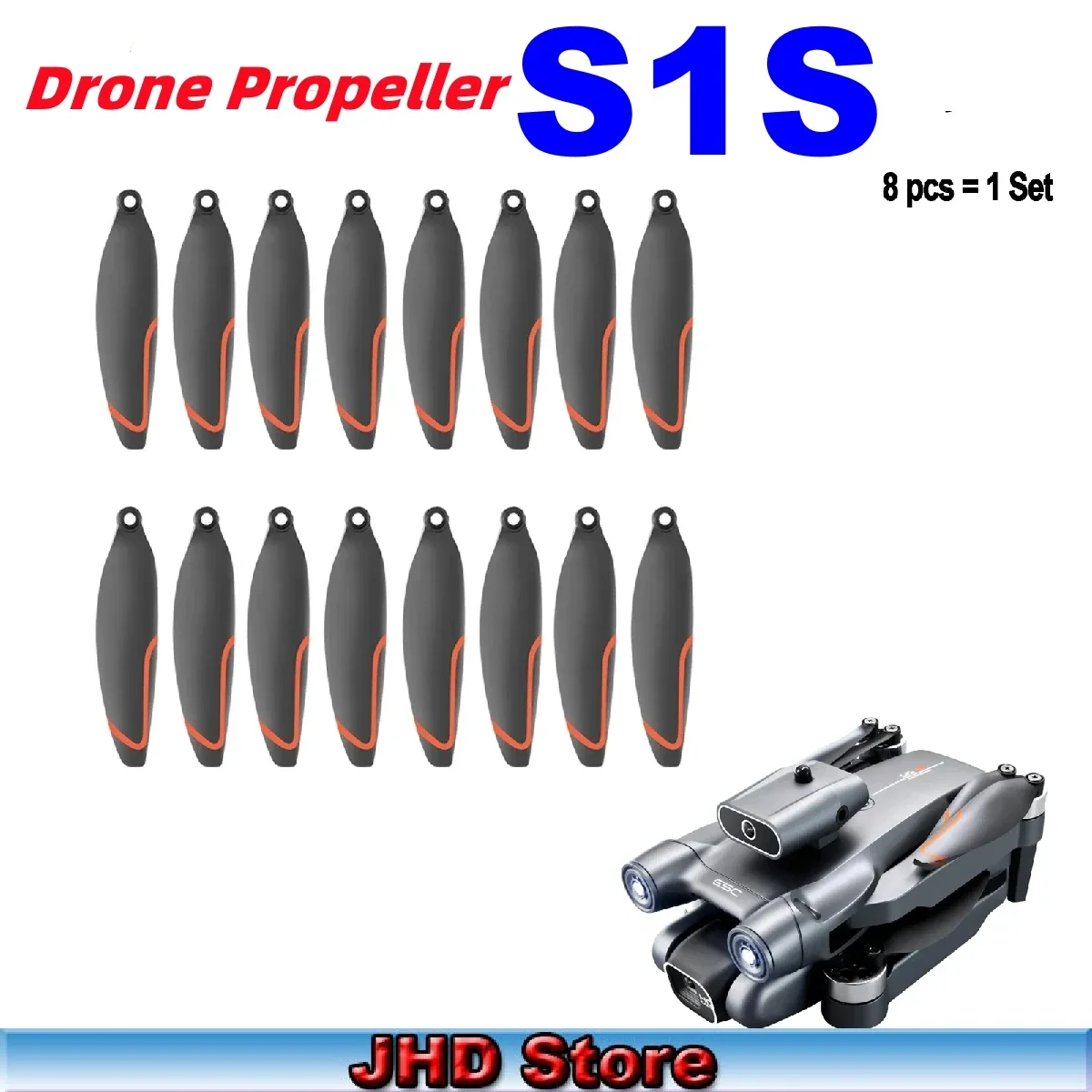 JHD S1S Propeller Original Maple Leaf S1S Mini Drone Quadcopter LSRC S1S Blade
JHD S1S Propeller Original Maple Leaf S1S Mini Drone Quadcopter LSRC S1S Blade