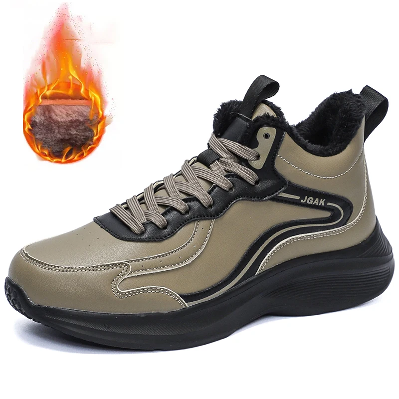 Зимние мужские кроссовки на меховой подкладке, повседневная кожаная спортивная обувь, сохраняющая тепло, морозостойкая, комфортная прогулочная обувь, большие размеры 49 50 51
Зимние мужские кроссовки на меховой подкладке, повседневная кожаная спортивная обувь, сохраняющая тепло, морозостойкая, комфортная прогулочная обувь, большие размеры 49 50 51