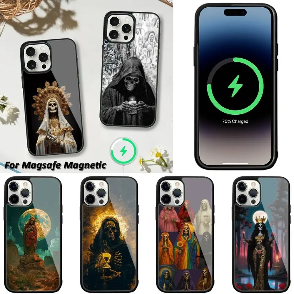 Santa Muerte Phone Case For iPhone 16,15,14,13,12,11,Plus,Pro,Max,Mini Magsafe Magnetic Wireless Charging
Santa Muerte Phone Case For iPhone 16,15,14,13,12,11,Plus,Pro,Max,Mini Magsafe Magnetic Wireless Charging
