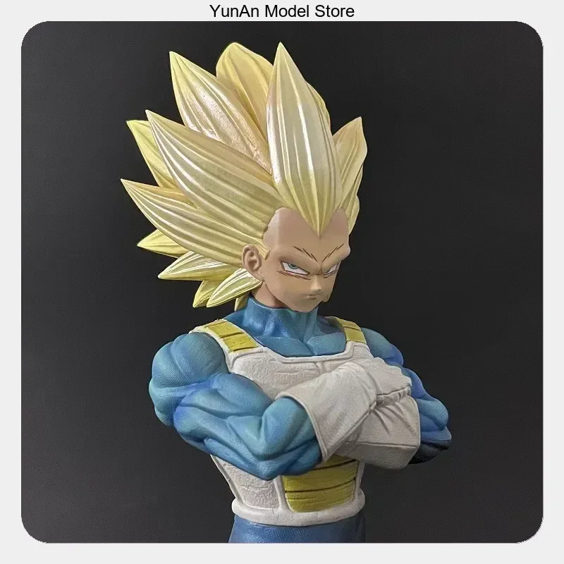 33cm Dragon Ball Super Saiyan 3 Vegeta Standing Pose Figure Desktop Ornament Collectible
33cm Dragon Ball Super Saiyan 3 Vegeta Standing Pose Figure Desktop Ornament Collectible