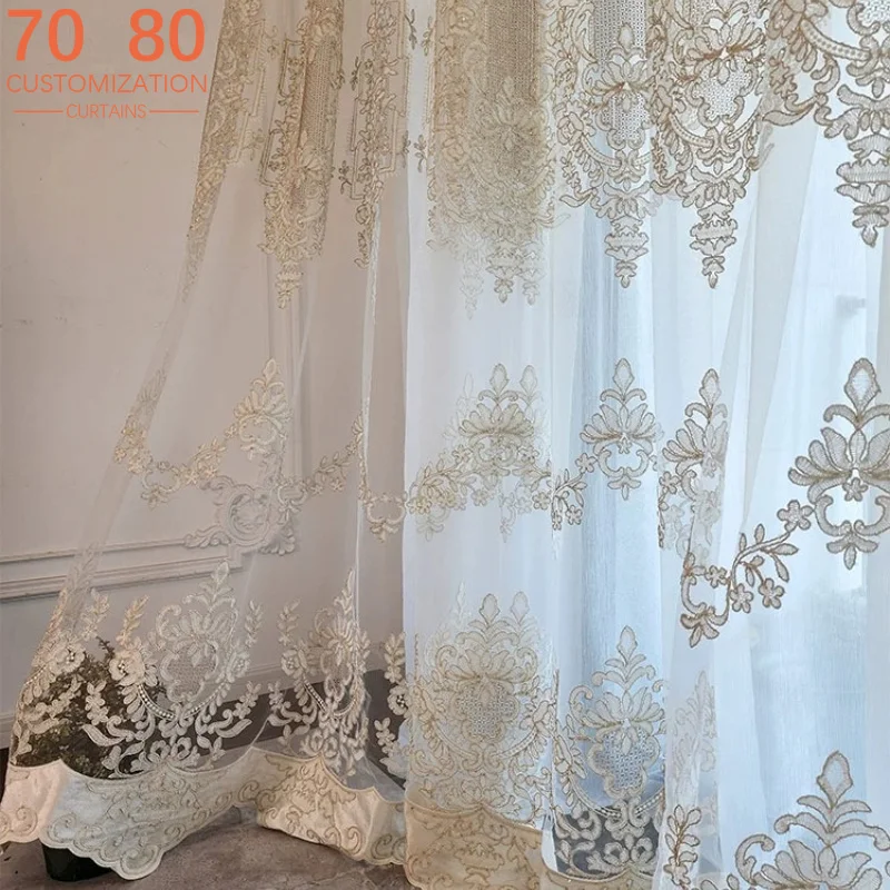Türkiye Embroidery Window Screen Curtains for Living Room Bedroom Balcony French Window Partition Curtain White Gauze
Türkiye Embroidery Window Screen Curtains for Living Room Bedroom Balcony French Window Partition Curtain White Gauze