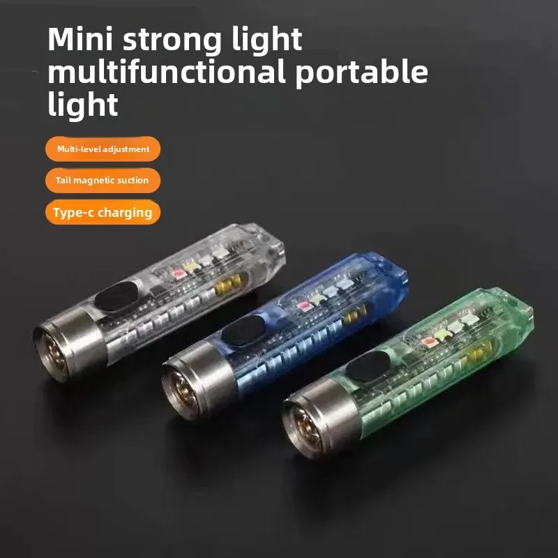Уличный светодиодный брелок: мини-портативный перезаряжаемый фонарик с магнитом — яркая и предупреждающая функция
Уличный светодиодный брелок: мини-портативный перезаряжаемый фонарик с магнитом — яркая и предупреждающая функция