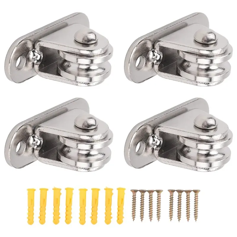 WHOLESALE LOT Carbon Steel Pulley Block Small Pulley Block Silent Pulley Material Handling And DIY Kit Moving 4PCS
WHOLESALE LOT Carbon Steel Pulley Block Small Pulley Block Silent Pulley Material Handling And DIY Kit Moving 4PCS