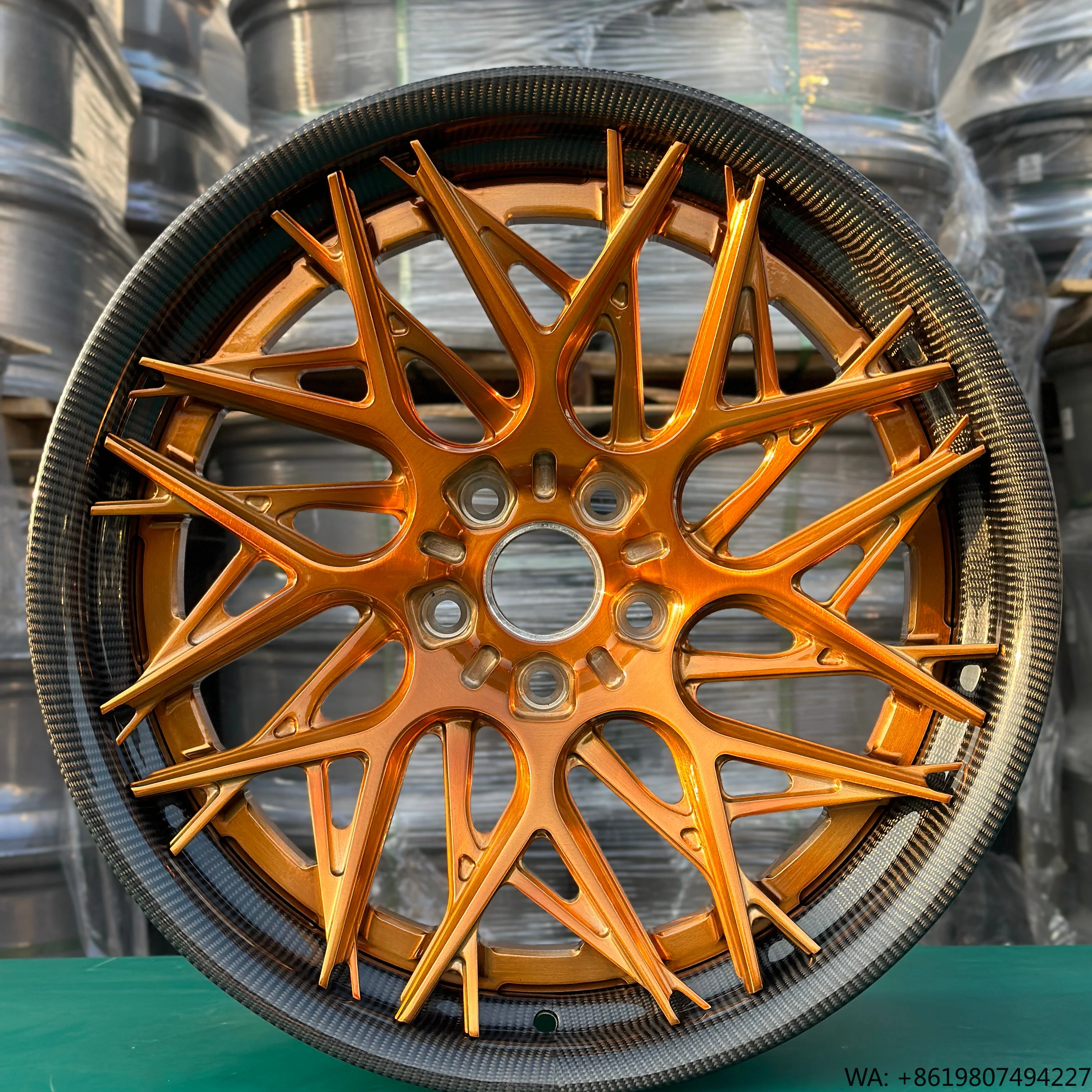 New Factory Custom Carbon Fiber Rim 2piece Forged Wheel 18-22inch Pcd 5x112/5x114.3/5x120 40mm ET 30mm ET
New Factory Custom Carbon Fiber Rim 2piece Forged Wheel 18-22inch Pcd 5x112/5x114.3/5x120 40mm ET 30mm ET
