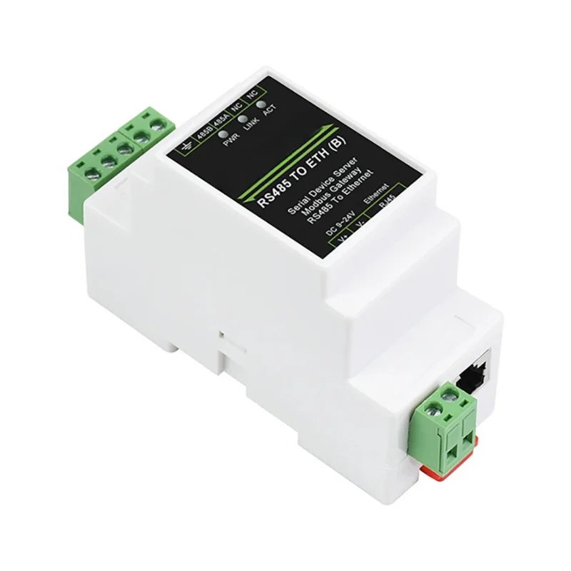 Рельсовый модуль RS485 к RJ45 Модуль связи Ethernet TCP/IP к последовательному серверу
Рельсовый модуль RS485 к RJ45 Модуль связи Ethernet TCP/IP к последовательному серверу