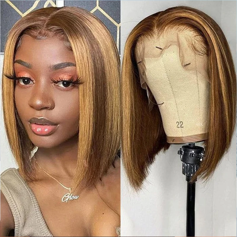 Brazilian Straight Human Hair Lace Wigs for Black Women 10 inch Highlight Ombre Color Hair Bob Lace Wigs
Brazilian Straight Human Hair Lace Wigs for Black Women 10 inch Highlight Ombre Color Hair Bob Lace Wigs