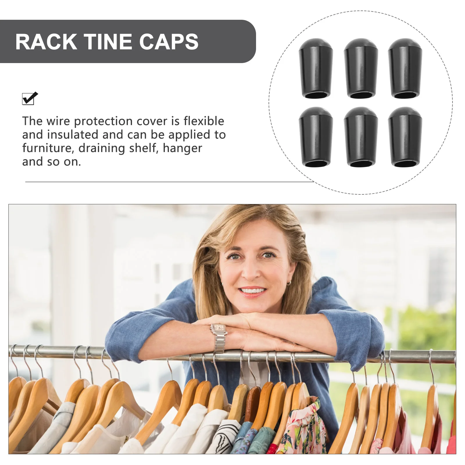 200Pcs Rack Prong Tip Caps Rubber End Covers Wire Protector for Iron Wire Shelf Organizer Furniture Rack Prong Tip Caps
200Pcs Rack Prong Tip Caps Rubber End Covers Wire Protector for Iron Wire Shelf Organizer Furniture Rack Prong Tip Caps