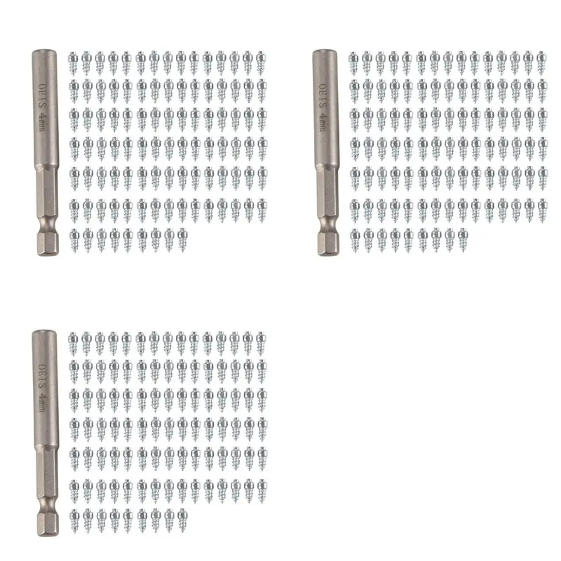 A51Q-300Pcs Spikes For Tires Universal Scooter Wheel Tire Snow Spikes Studs Tires Anti-Slip Screw Stud Trim 4X9mm
A51Q-300Pcs Spikes For Tires Universal Scooter Wheel Tire Snow Spikes Studs Tires Anti-Slip Screw Stud Trim 4X9mm
