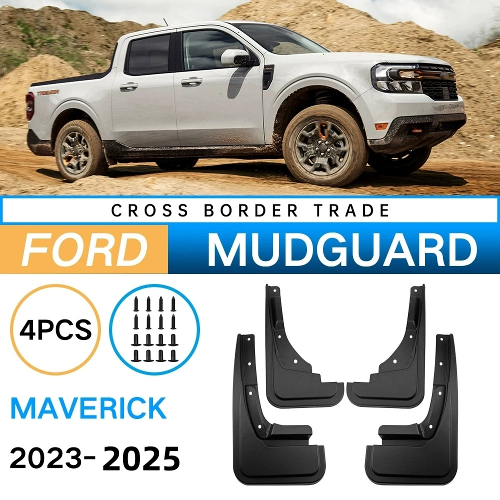 Комплект из 4 передних и задних брызговиков для Ford Maverick 2023-2025 (седан, Touring), защита от брызг, автомобильные аксессуары
Комплект из 4 передних и задних брызговиков для Ford Maverick 2023-2025 (седан, Touring), защита от брызг, автомобильные аксессуары