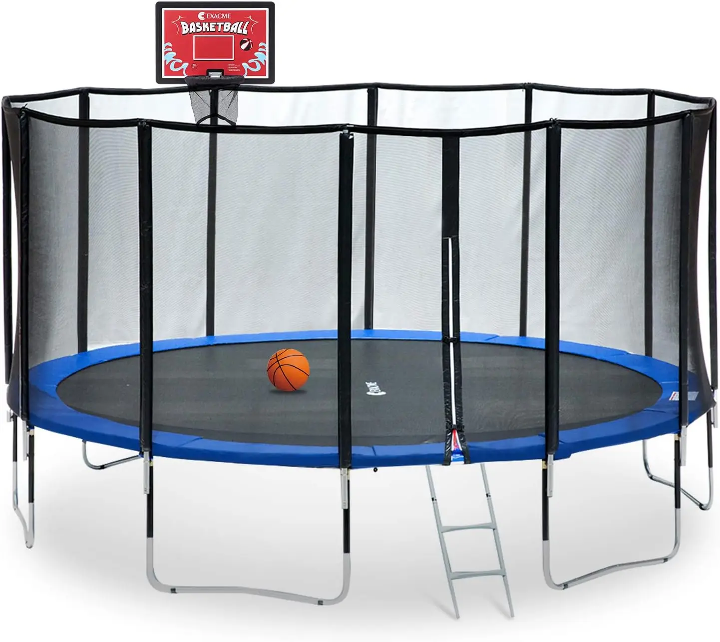 15FT Trampoline Outdoor with Basketball Hoop for Kids 400LB Weight Limit Backyard Trampoline with Enclosure Wind Stand Carbon Fi
15FT Trampoline Outdoor with Basketball Hoop for Kids 400LB Weight Limit Backyard Trampoline with Enclosure Wind Stand Carbon Fi
