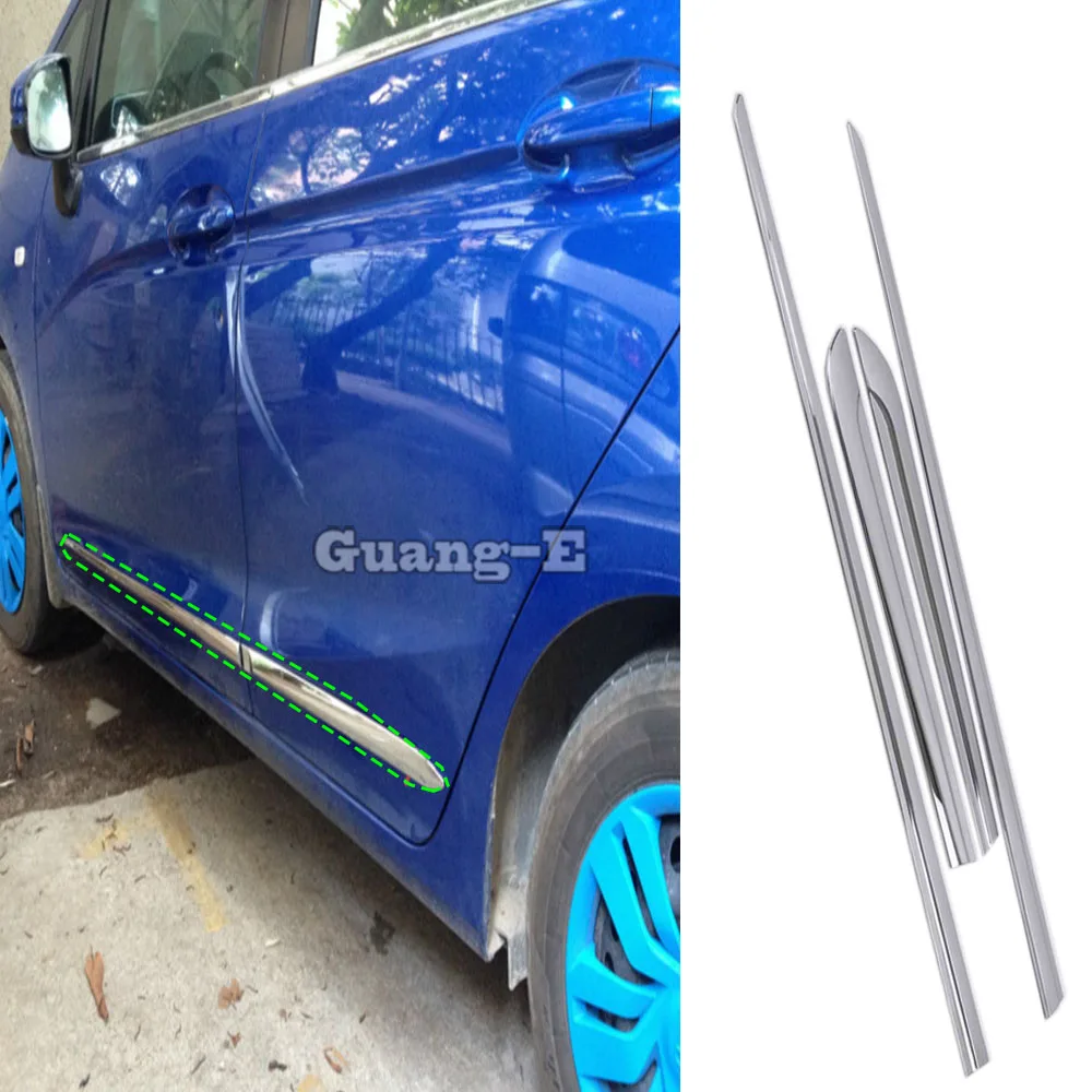 Защитный детектор автомобильной крышки, АБС-пластик, хромированная накладка на боковую дверь, молдинг, 4 шт. для Honda Fit Jazz 2014 2015 2016
Защитный детектор автомобильной крышки, АБС-пластик, хромированная накладка на боковую дверь, молдинг, 4 шт. для Honda Fit Jazz 2014 2015 2016