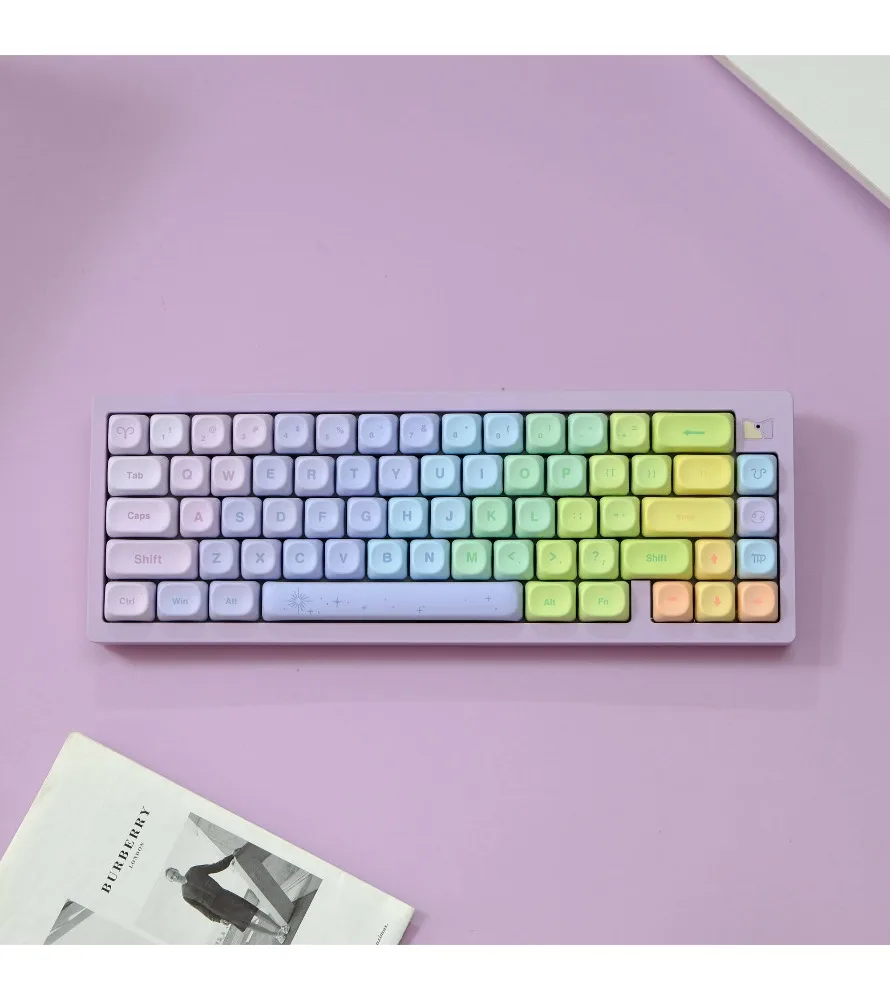 Keycap PBTMOA highly sublimated customized mechanical keyboard rain 75wooting
Keycap PBTMOA highly sublimated customized mechanical keyboard rain 75wooting