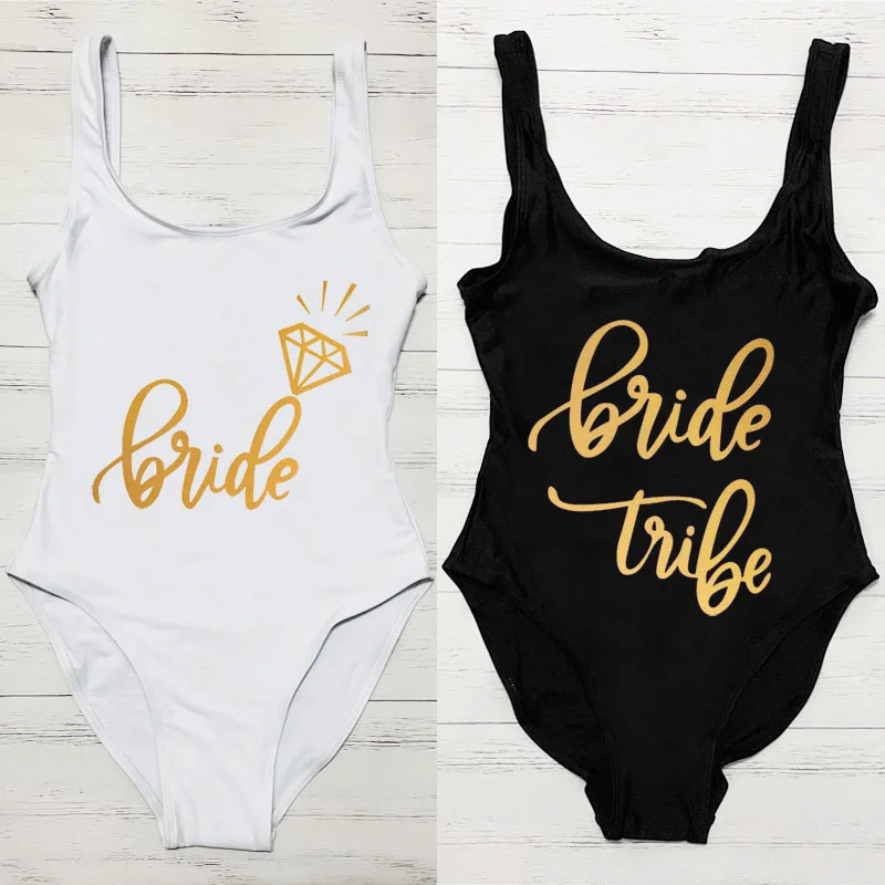 Bride Tribe One-Piece Swimsuit Women Bachelor Party Swimwear Women Beachwear Summer Swim Suit Sexy High Cut Bathing Suit S-3XL
Bride Tribe One-Piece Swimsuit Women Bachelor Party Swimwear Women Beachwear Summer Swim Suit Sexy High Cut Bathing Suit S-3XL