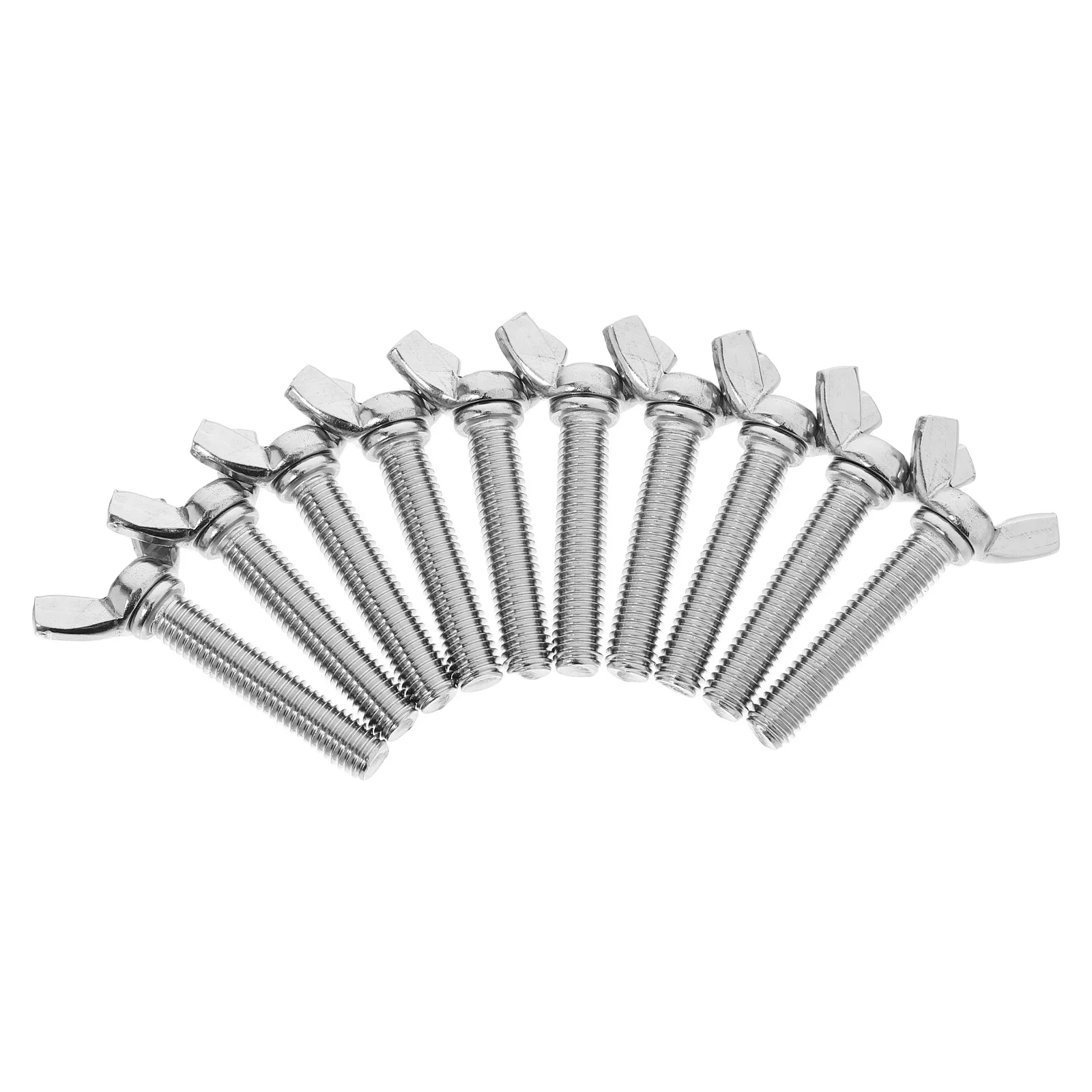 10pcs Wing Thumb Screws Stainless Steel Butterfly Bolts Machine Fastener Replacement Furniture Assembly Hardware
10pcs Wing Thumb Screws Stainless Steel Butterfly Bolts Machine Fastener Replacement Furniture Assembly Hardware